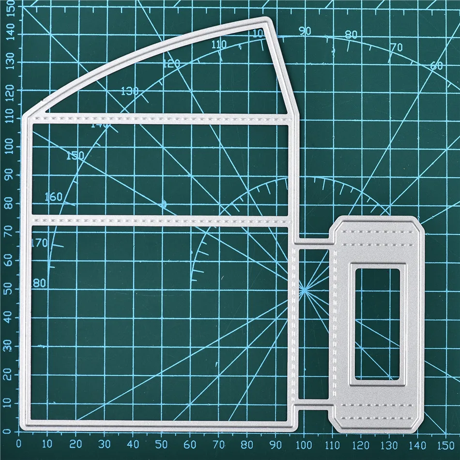 Naifumodo держатель бумажных карточек металлические режущие штампы сшитые DIY штампы для скрапбукинга ремесло тиснение высечки Трафарет Шаблон