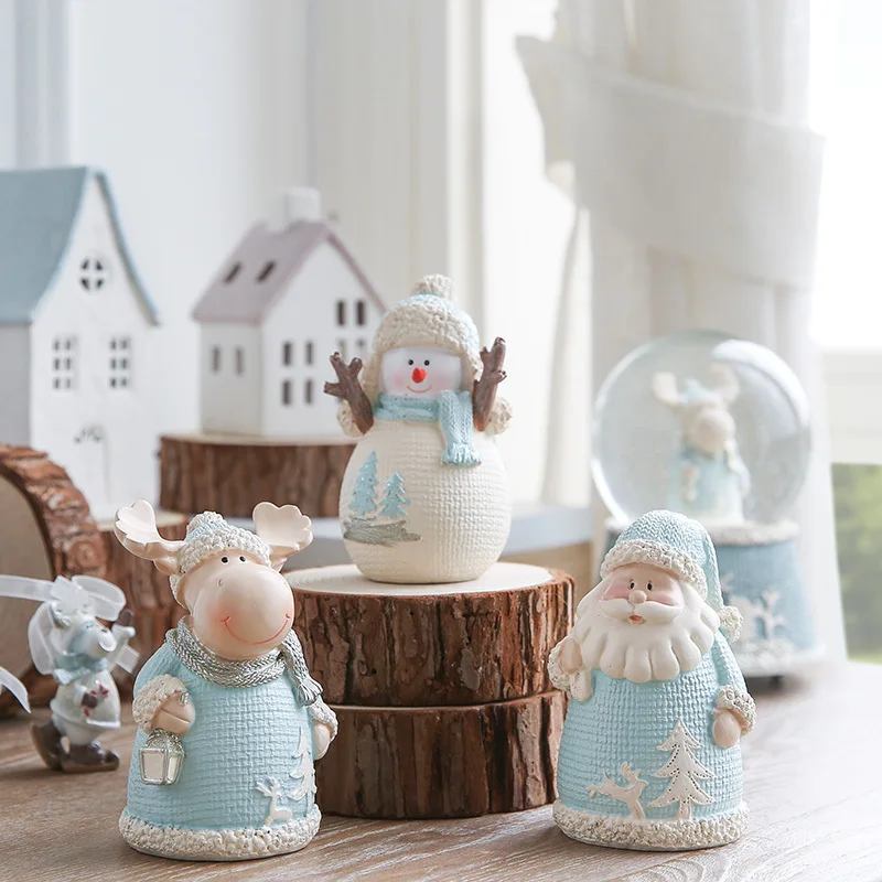 Christmas Decoration for Home Miniature Figurines Home Decoration