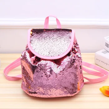 

Sequins Backpack Women Glitter String Backpacks for Teenage Girls Travel Small Double Shoulder Bags Children Travel Back Pack