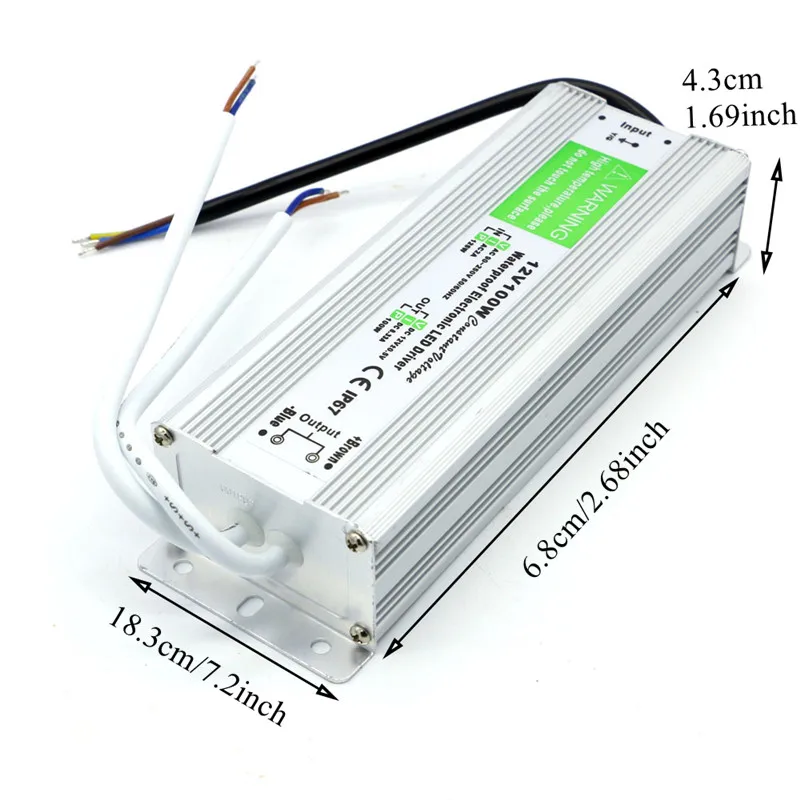 12V100W waterproof power supply-3_