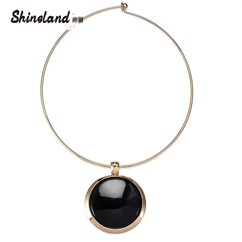 Shineland Unique Design Collar Choker Necklace Women Accessories Charm