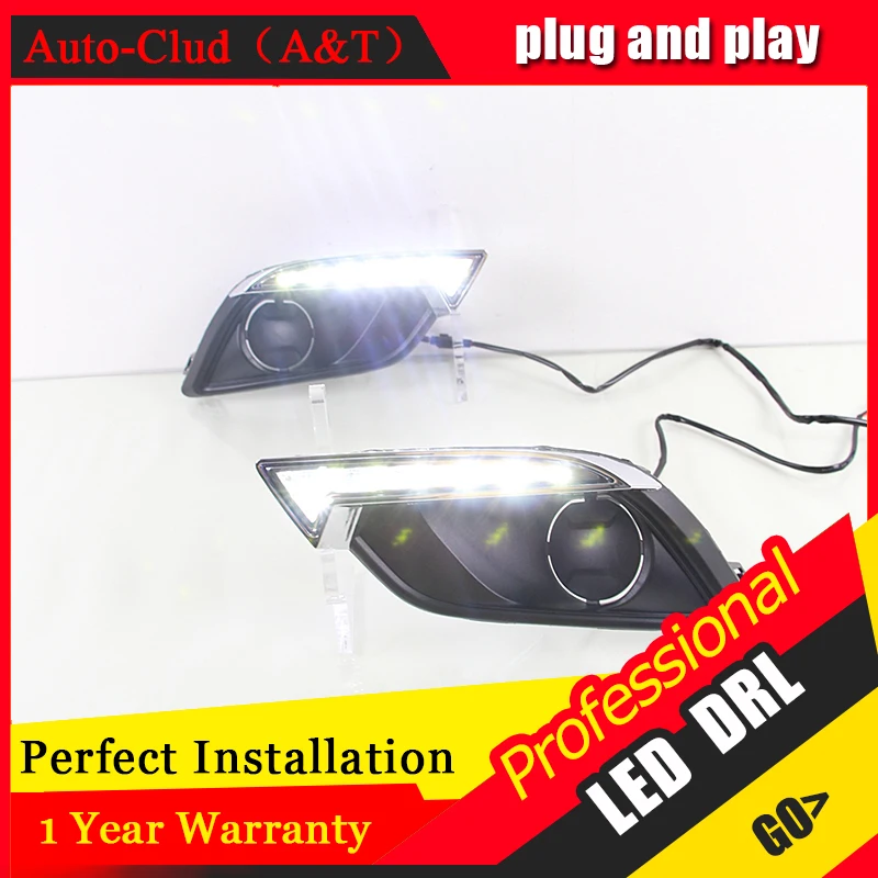 

Auto Clud car styling For Chevrolet Sail 3 LED DRL For Sail 3 led fog lamps daytime running light High brightness guide LED DRL