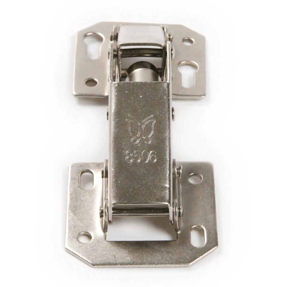 

2pcs 100mm length Spring Hinge Stainless Steel Cabinet Doors Hinge Switching angle 90 Degree for Auto mahjong machine Hinges