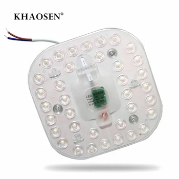 

LED Module Ceiling Lamp AC165-265V 2835 SMD Lamp 220V Led Module white Square Rectangular Change Upgrade Octopus Indoor Lighting