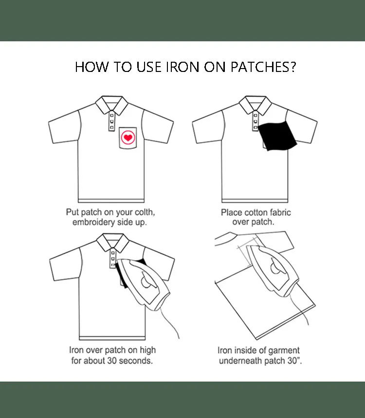 iron on patches pack (10)