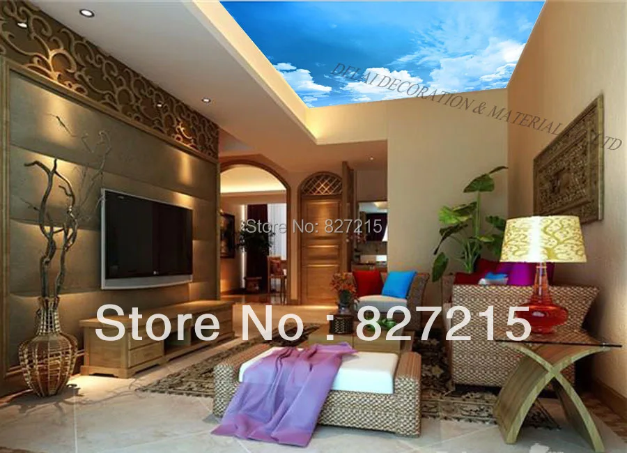S 8868 Print Ceiling Tiles Pvc Stretched Ceiling Film Home Or