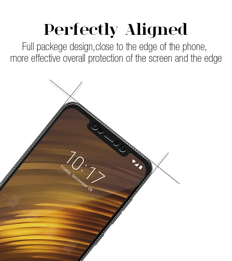 TOMKAS Xiaomi Pocophone F1&nbsp;Tempered Glass Scratch Proof Screen Protector For Xiaomi Mi 8 Glass&nbsp;Protector&nbsp;Xiaomi Mi 8 SE Glass