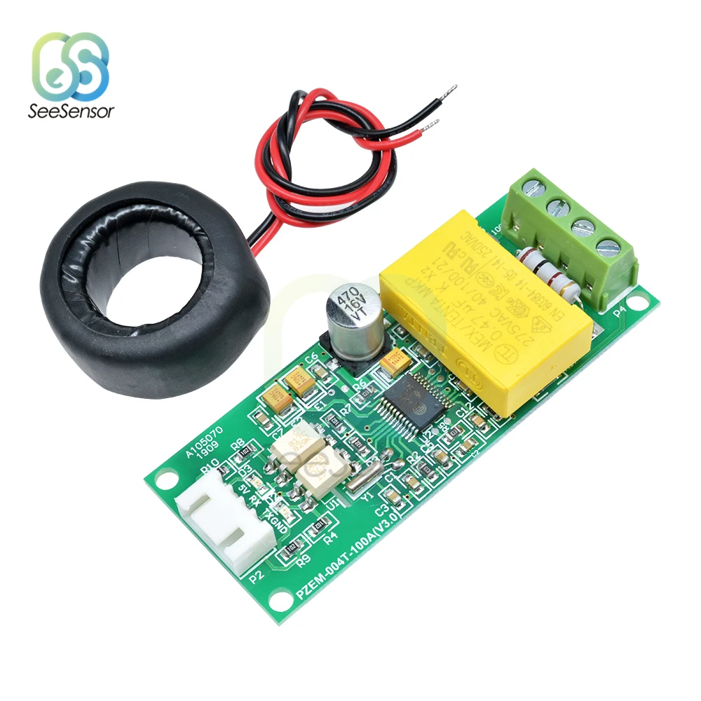 

AC Digital Multifunction Meter Watt Power Voltage Current Test Module PZEM-004T For Arduino 0-100A 80-260V