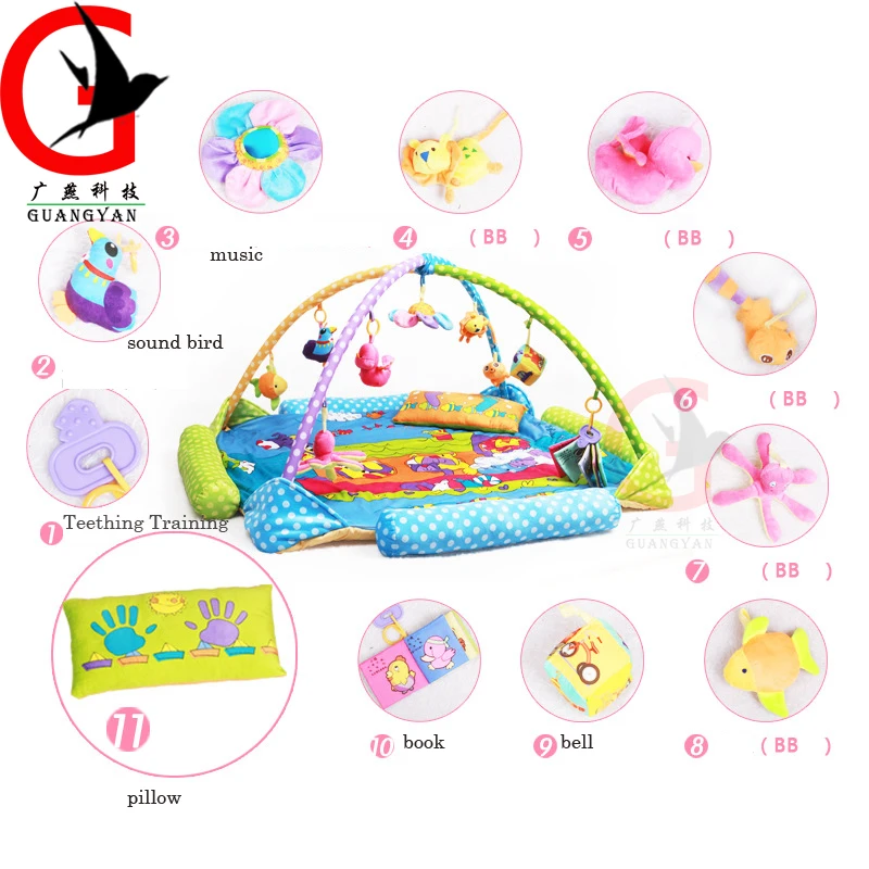 2017 upgrade version Baby game blanket pad infant large baby crawling