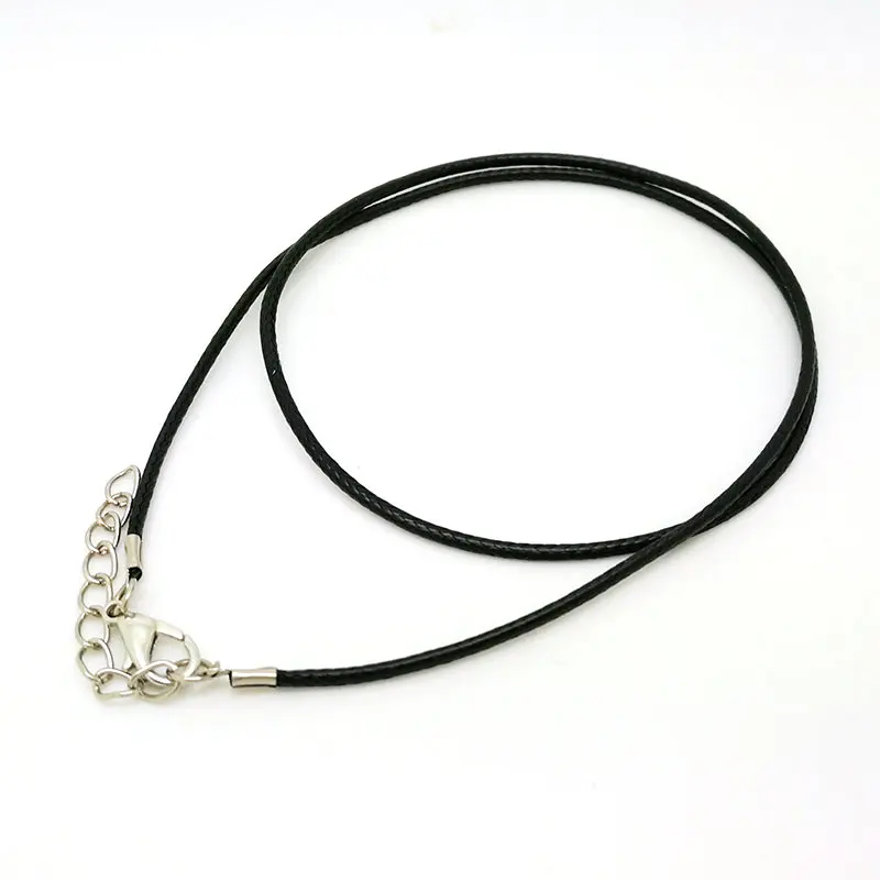 Collar de alta calidad de cuero cordón Soga Cadena Langosta Broche Para Colgantes