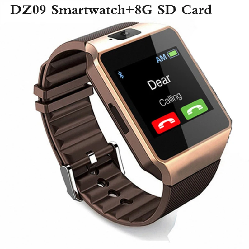 2020 DZ09 умные часы Bluetooth Смарт Relogio Часы Android телефонный звонок SIM TF камера для IOS Apple