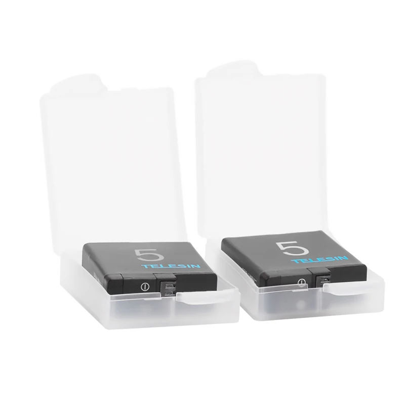  50 pcs Battery Protective Storage Box Transparent Cover Case For GoPro Hero 4 5 6 7 Sjcam Xiaomi Yi Camera accessories (3)