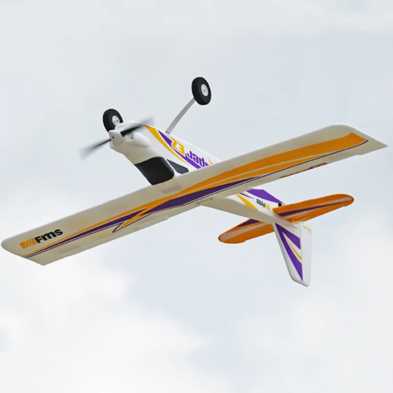 Радиоуправляемый самолет FMS Plane Super EZ V4 тренажер для начинающих с гироскопом