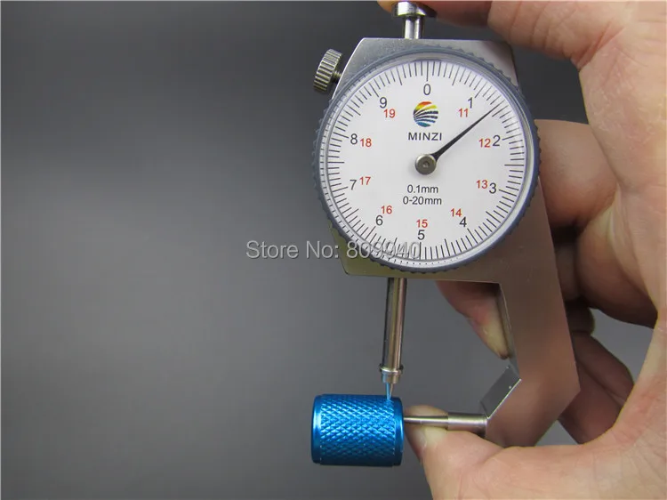 0 20mm Pipe tube Thickness Gauge pointed Dial Thickness Gauge tester