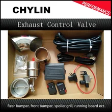 1Set Car Exhaust Control Valve Set With Vacuum Actuator CUTOUT 2.5″ 63mm Pipe CLOSE STYLE with Wireless Remote Controller