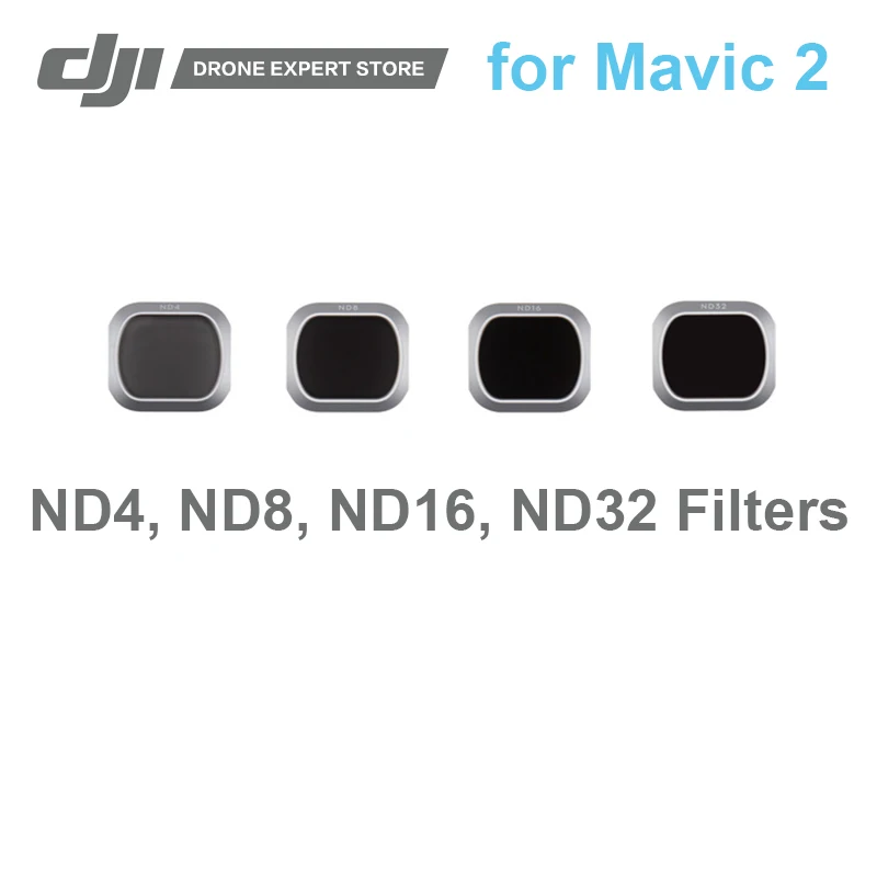 

Original DJI ND Filters Set for Mavic 2 Pro ND4,ND8,ND16,ND32 Light Reducing Filters High-quality Precise Mechanical Design