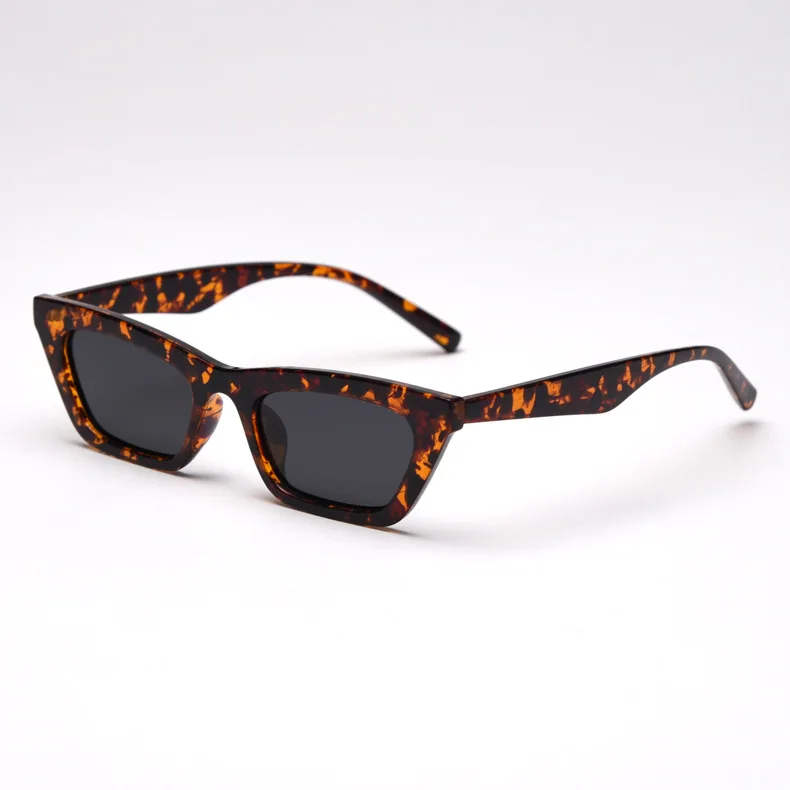 MINCL модные маленький апельсин прямоугольные солнцезащитные очки Для женщин Ретро Леди крошечные Мужские квадратные Поляризованные солнечные очки тёмные очки UV400 NX