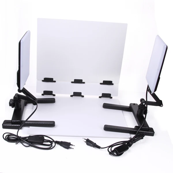 

FOTGA CN-T96 5600K 18W LED Light Lamp + Foldable Shooting Table + Mini Background Paper Kit Set