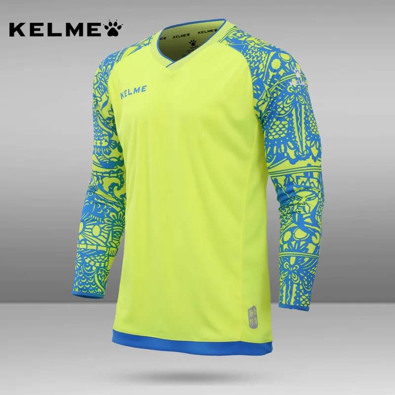 Door God Serial Professional Football Soccer Goalkeeper Jersey Long Sleeve Suit Set Clothing