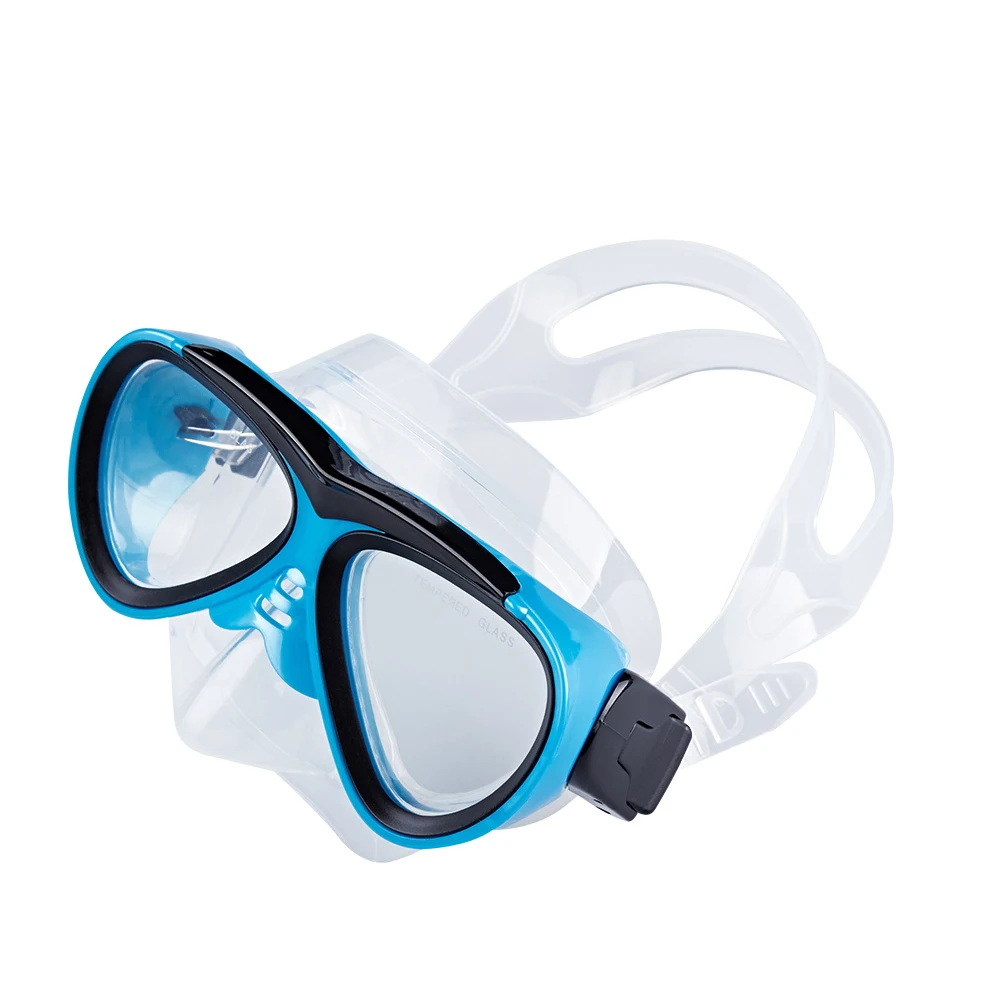 Детская профессиональная маска для дайвинга, Набор детских силиконовых дыхательных трубок, безопасное оборудование для сухого плавания, прозрачный вид, практичный