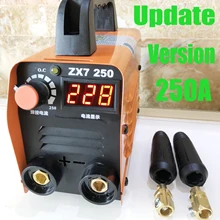 ZX7-250 220 V/110 V Мини Электрический сварочный аппарат Портативный припой 40 Вт 20-250A IGBT инвертор паяльный инструмент дуговой сварки рабочих