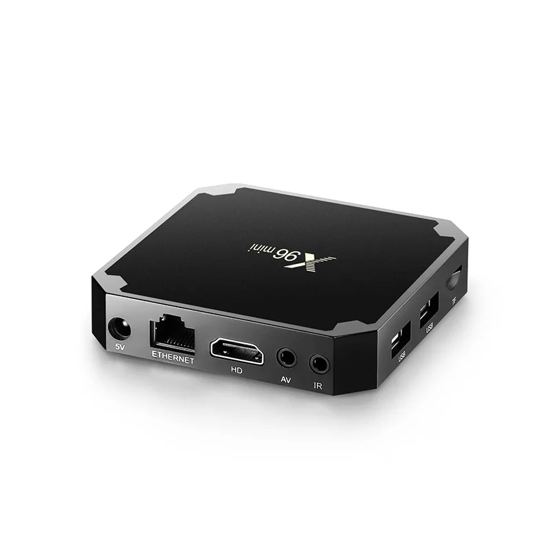 ТВ приставка X96 Mini с четырехъядерным процессором Amlogic S905W Android 7 1 2 + 16 ГБ 4K|smart tv box|tv