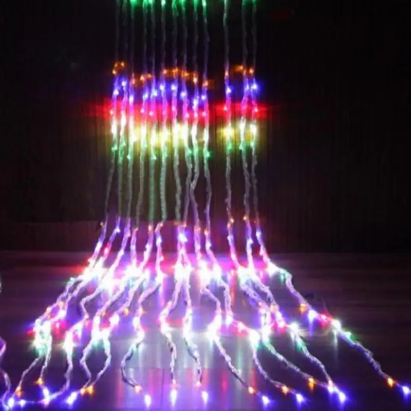 

3 x 3M Water Flow String LED Waterfall Lights Wedding Party Background Decor AU plug