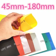1 mètre 2:1 9 couleurs 45mm 50mm 60mm 70mm 80mm 90mm 100mm 120mm 150mm 180mm thermorétractable Tube thermorétractable fil de Tube livraison directe(China)