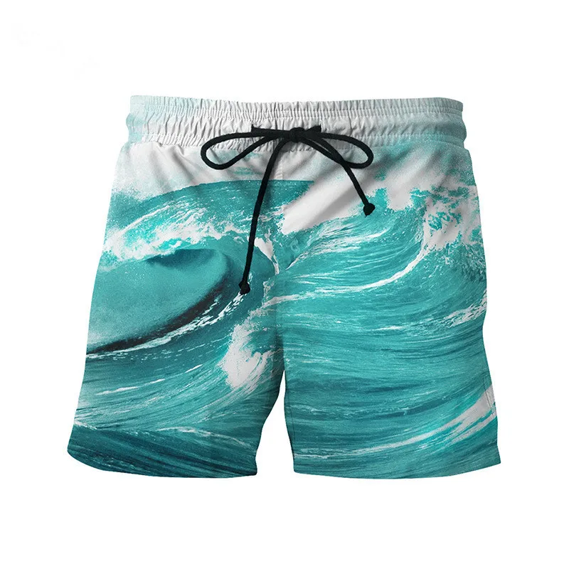 Men Plus Size Beach Shorts Big Size Board Shorts Men Swimming Shorts Quick Drying