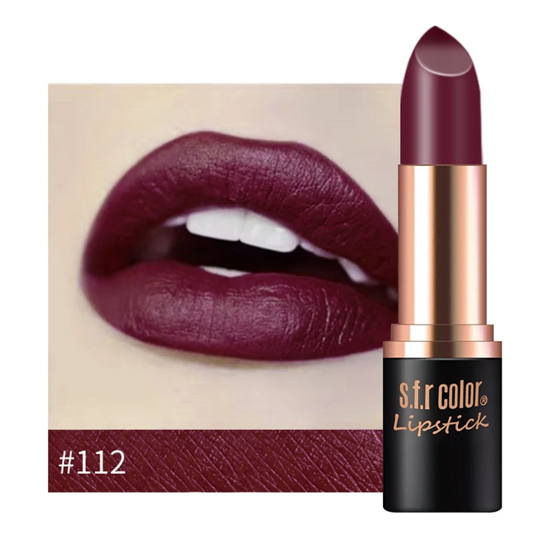 New Matte Lipstick 12color Easy To Wear Waterproof Long-lasting Matte Lip Gloss Lipstick Lady Sexy Lipstick Lip Balm TSLM2