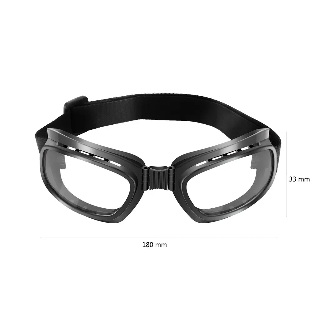Складные винтажные мотоциклетные очки ветрозащитные очки лыжные сноубордические очки внедорожные гоночные очки пылезащитные очки