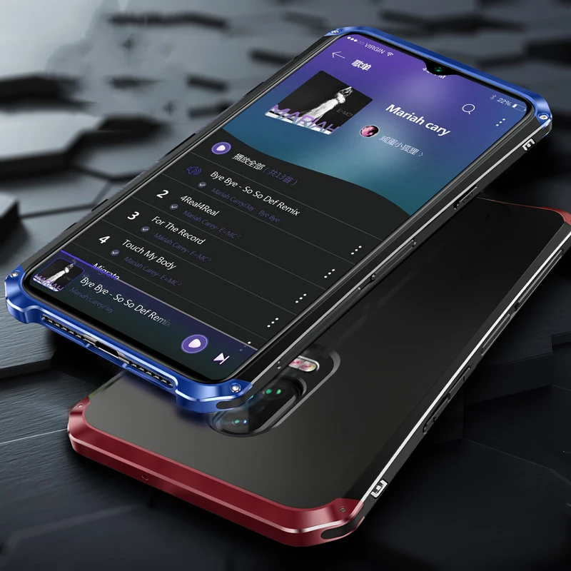 

Luxury Shockproof Armor Metal Case For OPPO R17 R17 Pro Cases Hard Coque Aluminium & PC Case For OPPO R17/ Pro Back Cover Fundas
