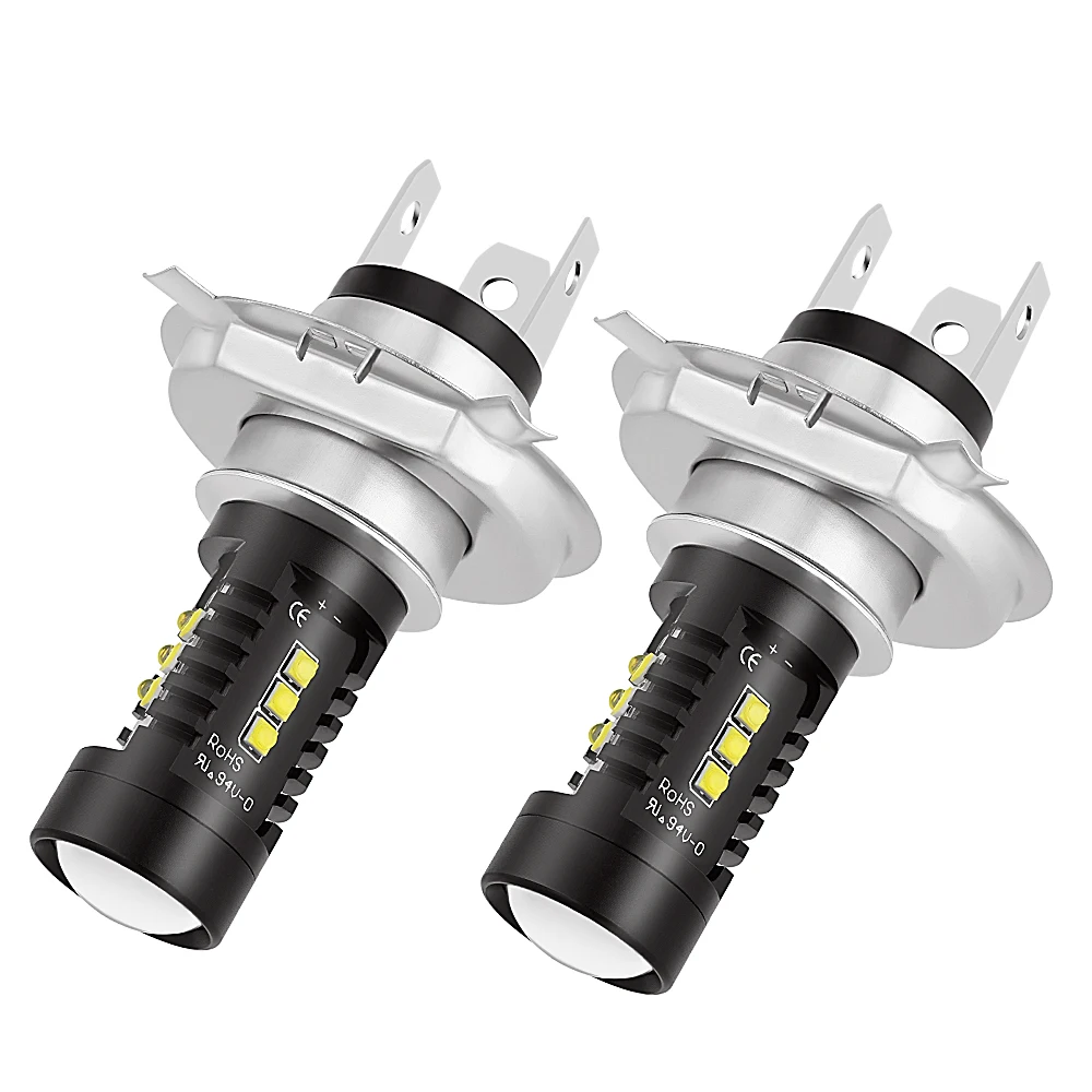 

2 Pieces H7 H4 LED Headlight Bulbs Fog Light Driving Light 12v 6000k Super Bright Car Headlight Bulbs For Car-styling