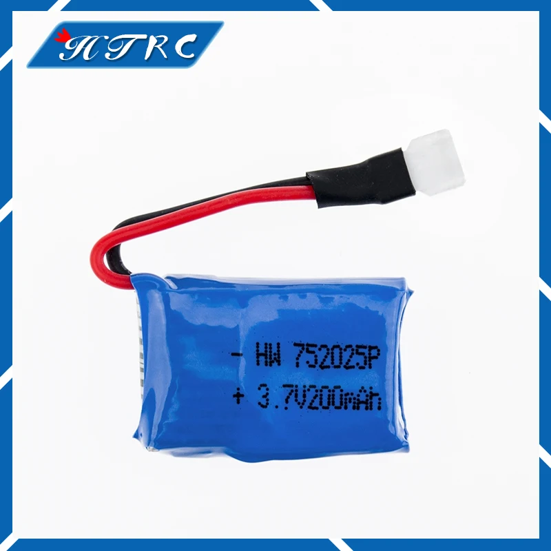 3.7V 200mAh Drone Rechargeable Li-polymre Batterie 752025 P Pour RC Syma X4 X11 X13 Avions | Игрушки и хобби