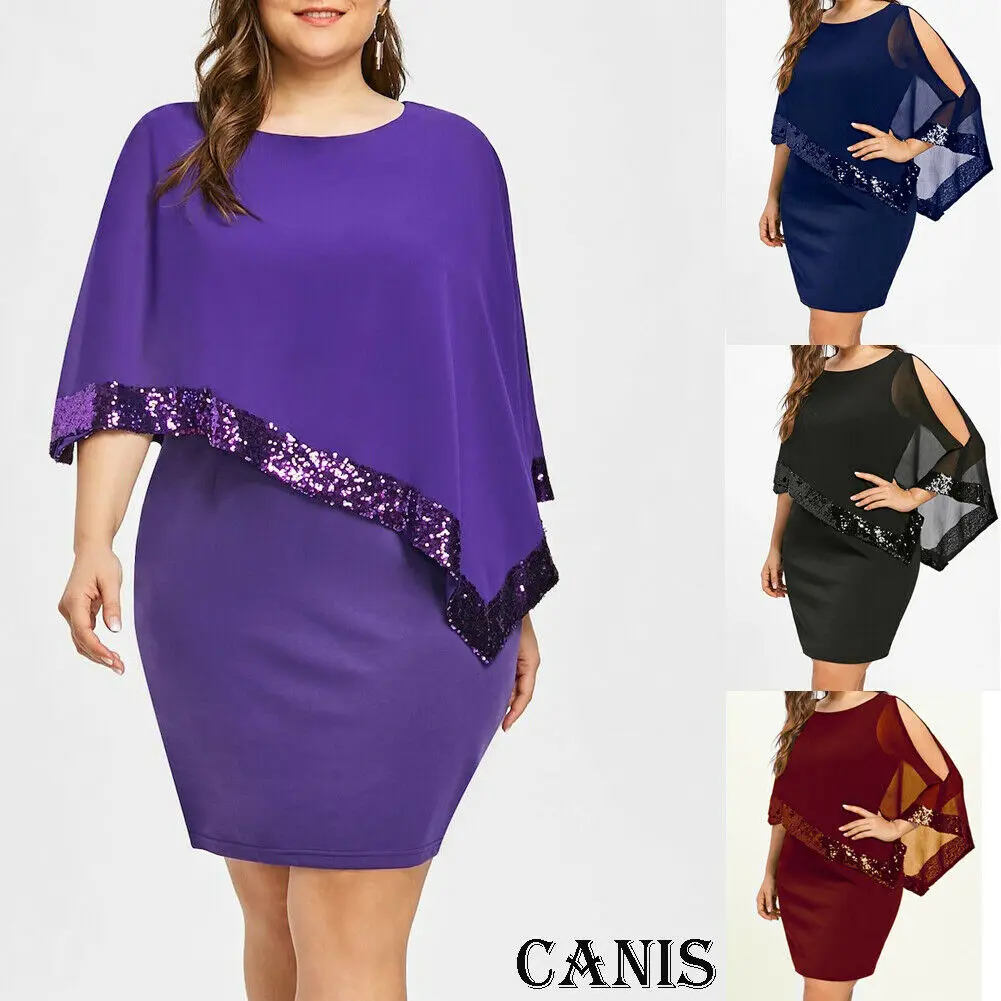

New Style Dresses Women Ladies Boho Sleeveless Mini Dress Summer Sequined Beach Baggy Tunic Dress Plus Size Irregular Hot 2019