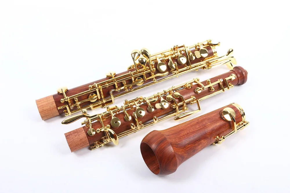 Профессиональный oboe Rosewood C Ключ левый F резонансный золотой ключ с покрытием