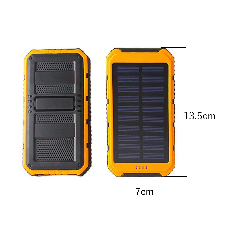 10000 мАч Внешний внешний аккумулятор зарядное устройство для телефона для iPhone Xs 8 Plus портативный солнечный внешний аккумулятор для samsung Xiaomi смартфон