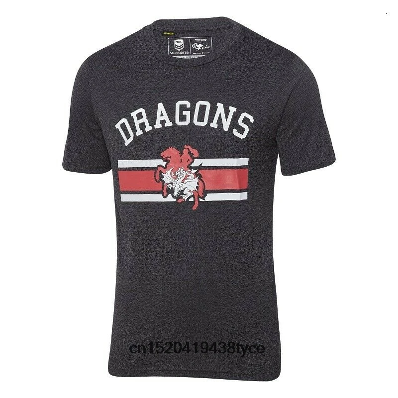 

Men t shirt Dragons NRL Screen Printed Marle Tee T Shirt Size S-5XL BNWT's W18 women tshirt