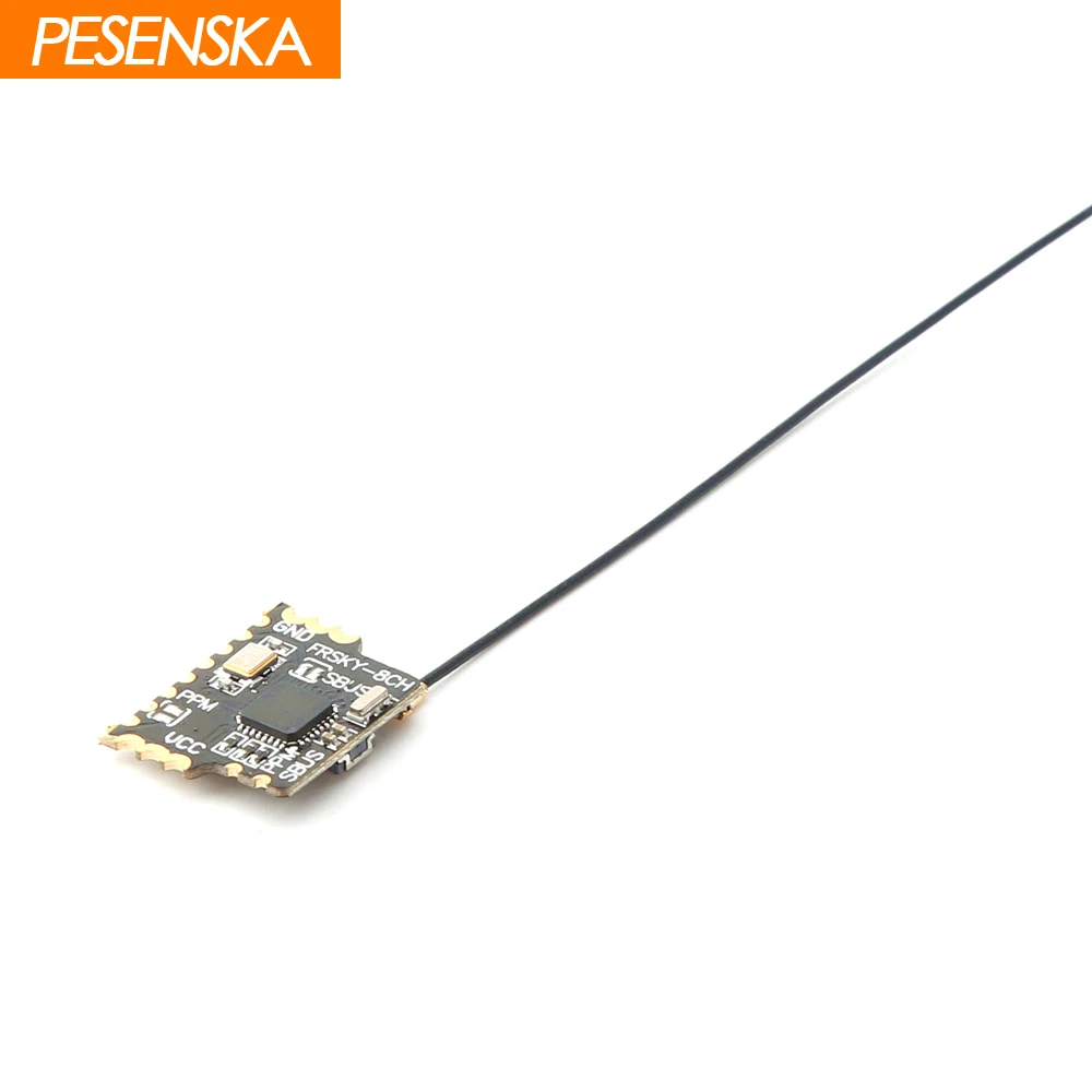 

PESENSKA 2.4G 8CH D8 Mini FrSky Compatible Receiver With PWM PPM SBUS Output Compatible with Frsky X9D (Plus) DJT DFT DHT