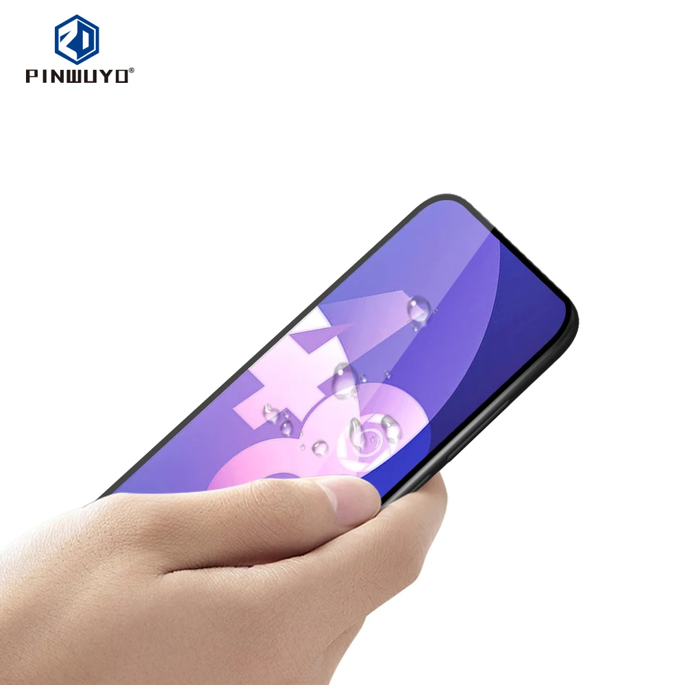 PINWUYO OPPO F11 Pro стекло 6 5 Дюймов Полное покрытие Передняя защитная пленка протектор
