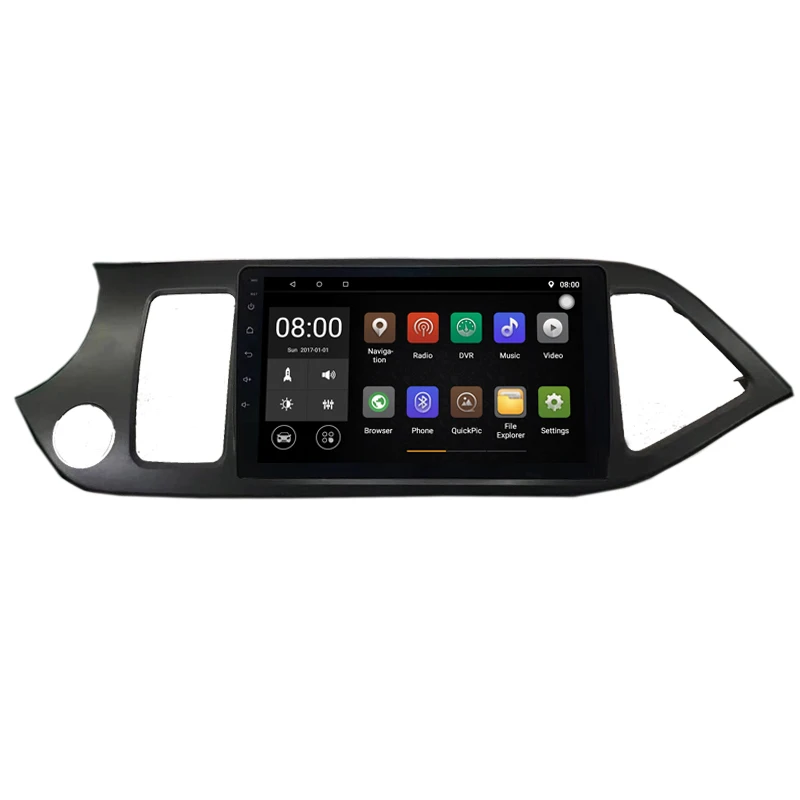 Android 8 1 специальный автомобильный DVD для Kia Morning 2011 2016 & Picanto с OBD2 Mirror Link BT 3G WiFi (без