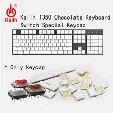 Kailh 104 niskoprofilowe klawisze 1350 czekoladowa klawiatura do gier przełącznik mechaniczny ABS klawisze kailh choc klawisze tanie tanio Brak CN (pochodzenie)
