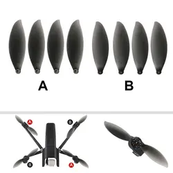 8 шт./компл. винты против часовой стрелки/CW реквизит FPV Мультикоптер аксессуары для попугай Anafi Drone BM88