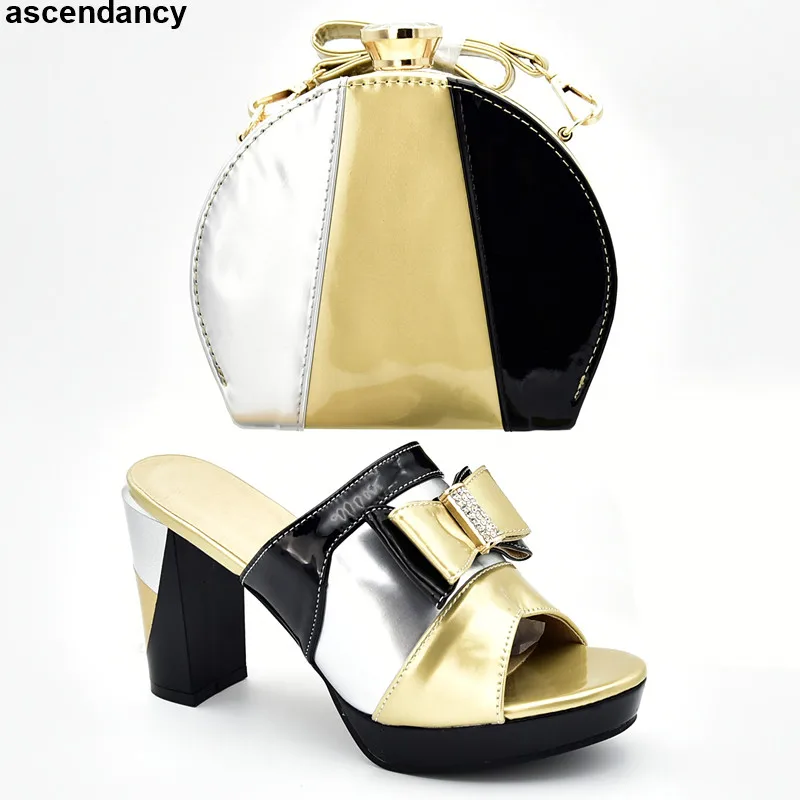 

New Arrival Luxury Shoes Women Designers Sales In Women Matching Shoes and Bag Set Summer High Heeled Shoes for Women Plus Size