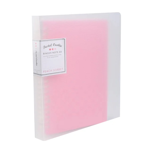 A5 Spiral Binder Refillable Personal Journal Notebook with 5 Colors