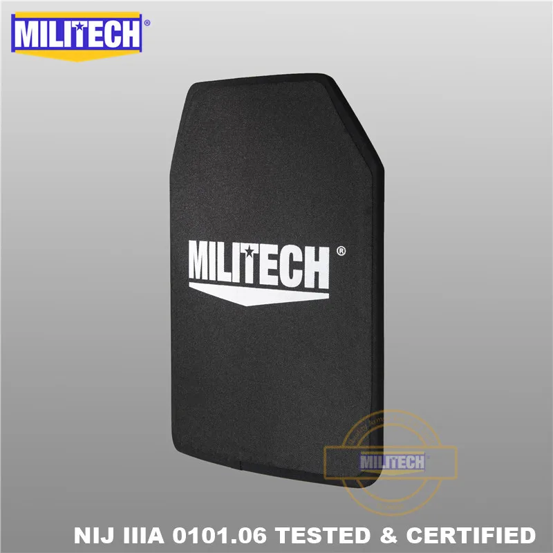 MILITECH 2 шт. пара 11x14 дюймов шутеры Cut NIJ IIIA 3A ультра светильник вес баллистическая панель пуленепробиваемый рюкзак PE пластина