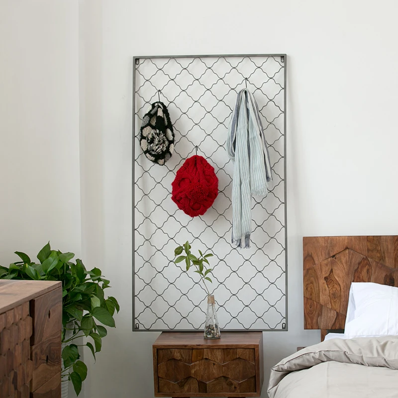  Creative Industrial Wind Decorative Hooks Wall Coat Hat Rack Wall Handmade Iron Bedroom Wall Decora - 32848252421