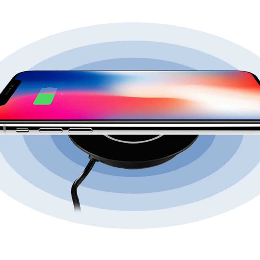 Qi Беспроводное зарядное устройство для iPhone для samsung быстрое зарядное устройство встроенное настольное мебельное устройство Беспроводная Зарядная база