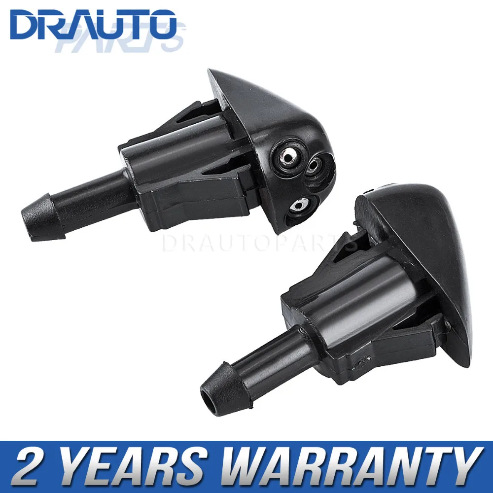 

2PCS Windshield Washer Nozzle For Hyundai Accent Elantra Santa Fe Kia Rio Optima Amanti 98630-YY000