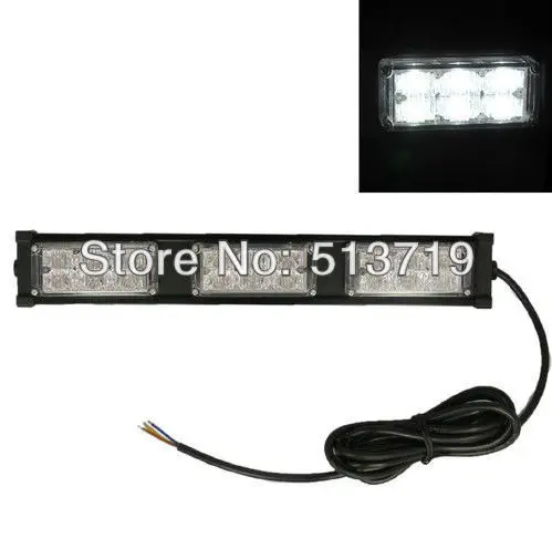 

12V 18 LED White Emergency Roof Strobe Light Vehicle Car Truck Flash Lamp Bulb